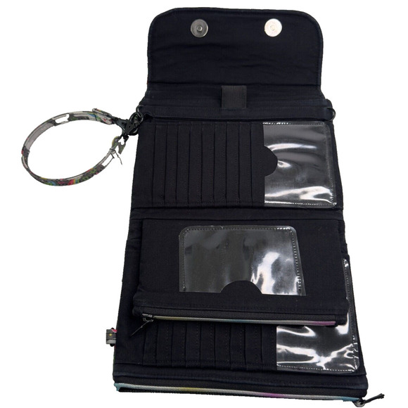 JuJuBe x Happi Hippo Custom Clutch Organizer Wristlet Wallet Unicorns Rainbows - Picture 5 of 11